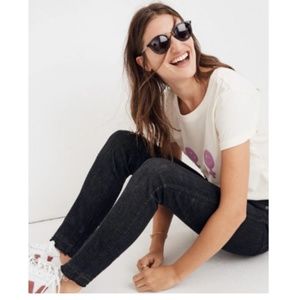 MADEWELL Petite 10" High-Rise Jeans in Mosby Wash